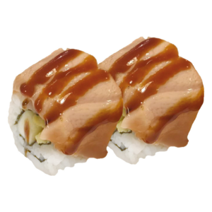 31.Aburi Sake Chizu Salmon Queso Flambeado