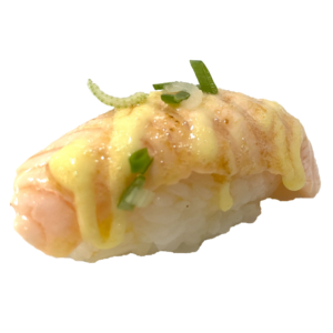 7.Aburi sake chizu salmon con queso